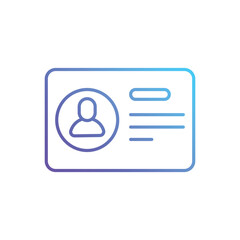 Contacts Card vector icon