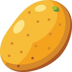 potato with white background. potato isolated on white.