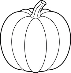 pumpkin with white background. Pumpkin isolated on white.