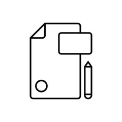 Company Branding vector icon