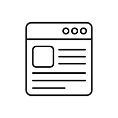 Blog vector icon