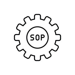 Sop vector icon