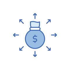 Budget Spending vector icon