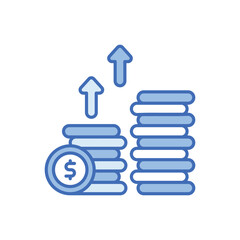 Profit vector icon