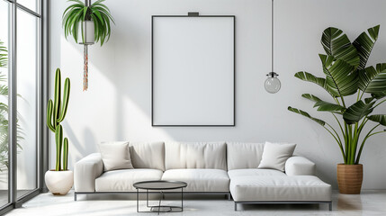 Mockup kitchen A-frame for your picture