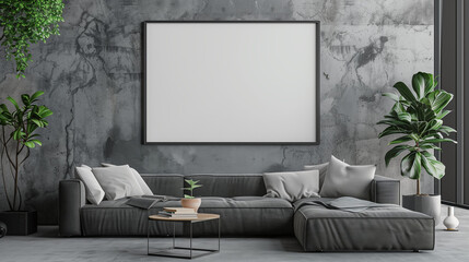 Mockup kitchen A-frame for your picture