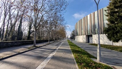 Calles de Burgos, Espa&ntilde;a un d&iacute;a soleado