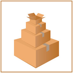 Courier Boxes and Packaging Boxes Design