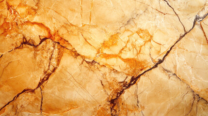 Fototapeta premium Golden marble texture with natural veining and warm tones