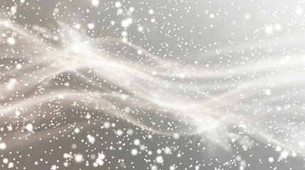 Obraz premium bright white magical glitter wave isolated on white or transparent png 