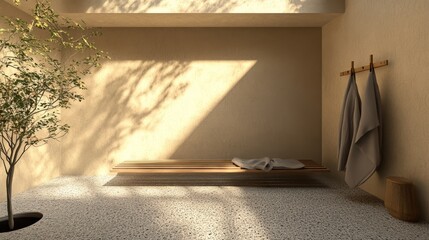 Serene Minimalist Spa Room Design With Natural Light