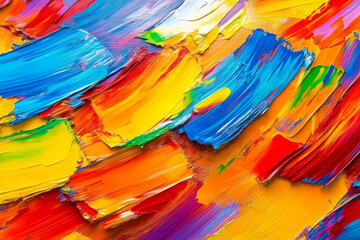 Hand drawn oil painting, abstract art background, oil painting on canvas