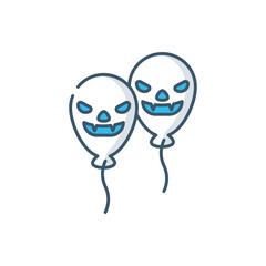 Halloween Balloon vector icon