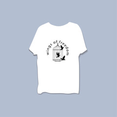 minimalist Typography t-shirt design