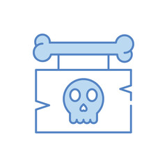 Halloween Grungy vector icon