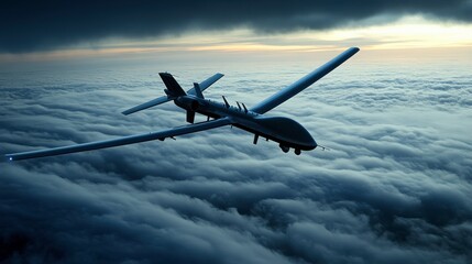 Surveillance Operation in Low Light with Cloud Formations