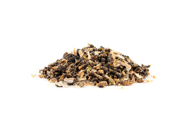 Cardamom Seeds Isolated, Dry Cardamon Cardamom Pods on White Background