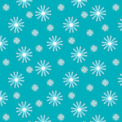 Blossom flowers seamlessvector pattern