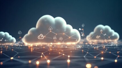 Animated Cloud Structures in Digital Platform Environment