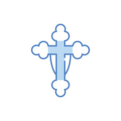 Cross vector icon