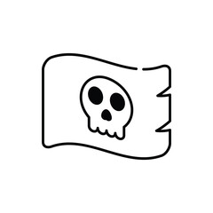 Pirate Flag vector icon