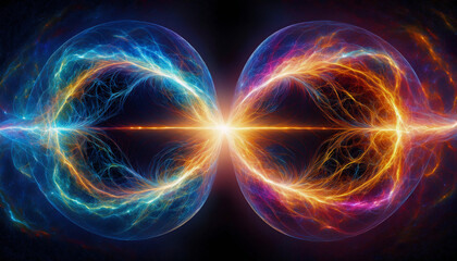 量子もつれのイメージ