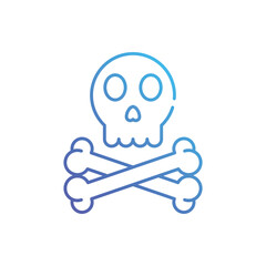 Bones Cross vector icon