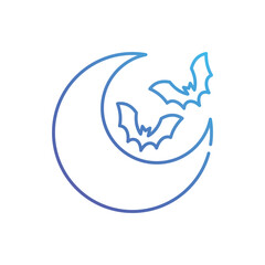 Halloween Night vector icon