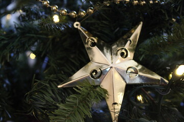 Gold Christmas Star