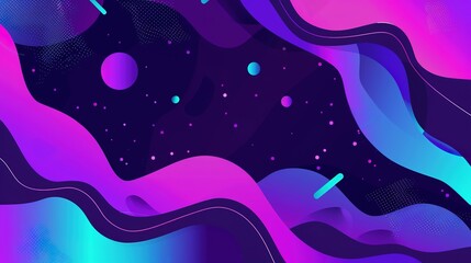 Fototapeta premium Gradient Purple Colorful Abstract background dream