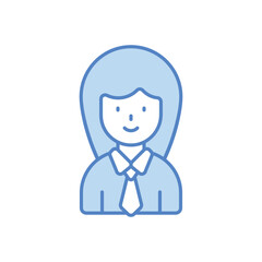 Person with a Tie icon design 