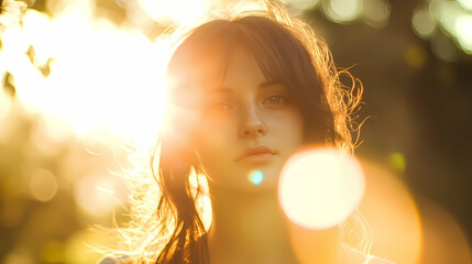 Fototapeta premium Lens flares for photography and anamorphic lens flare. Sunflare. Illustration