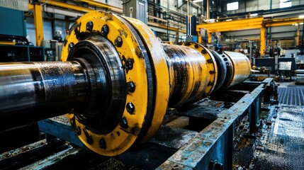 Industrial Machinery Component in a Modern Manufacturing Facility