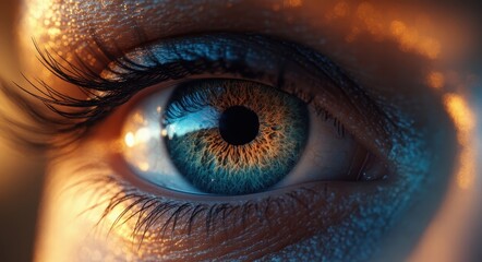 Obraz premium The Human Eye in Detail.