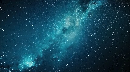   A stunning image of the star-filled night sky features a radiant blue star prominently centered, while another brilliant blue star captivates attention from the top