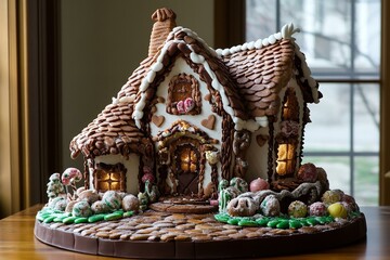 Fototapeta premium Gingerbread house