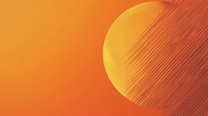 Retro inspired title design with bold typography on an orange gradient background, vintage minimalistic layout,