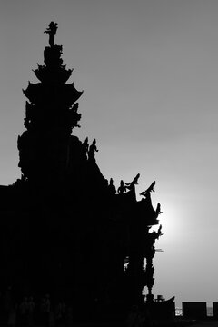 sanctuary at sunset