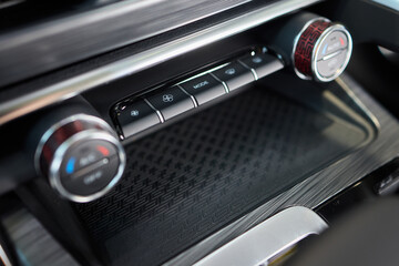The car dashboards climate control is essential for driver comfort and convenience
