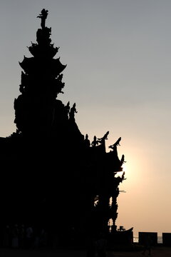 sanctuary at sunset