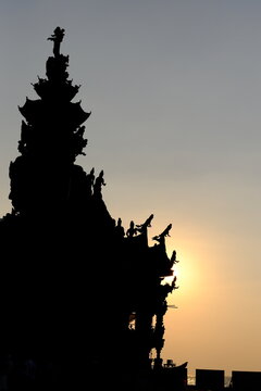 sanctuary at sunset