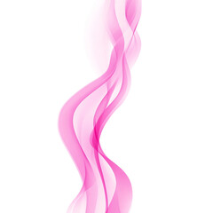 Pink smoke isolated on transparent background 