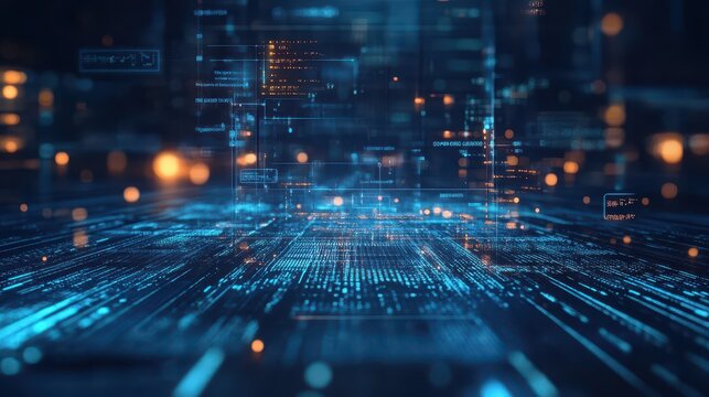 A detailed digital transformation roadmap illustrating key milestones and objectives, emphasizing the strategic process of integrating modern technology into traditional business models.