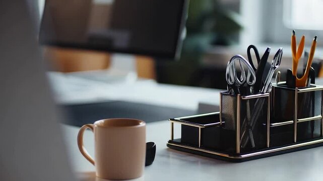Organizing an Office Workspace With Stylish Desk Accessories for Improved Productivity and Functionality