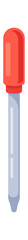 Pipette dropper medical tool vector illustration