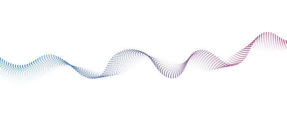 	
Flowing Dot Wave halftone gradient pattern on transparent background	
