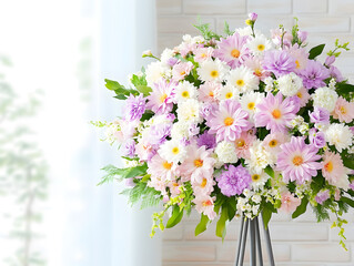 Floral wedding arrangement