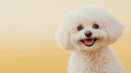 A portrait of a cute and joyful Shiba Inu dog, captured with its vibrant personality against a banner with ample copy space.