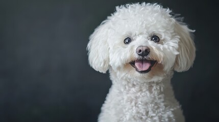 A portrait of a cute and joyful Shiba Inu dog, captured with its vibrant personality against a banner with ample copy space.