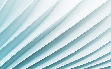Obraz premium Cool aquamarine and light grayish white abstract pattern background. Geometric shape. Line stripe angle facet triangle fold. Color gradient. Noise grain. Business, tech. Design. Minimal.